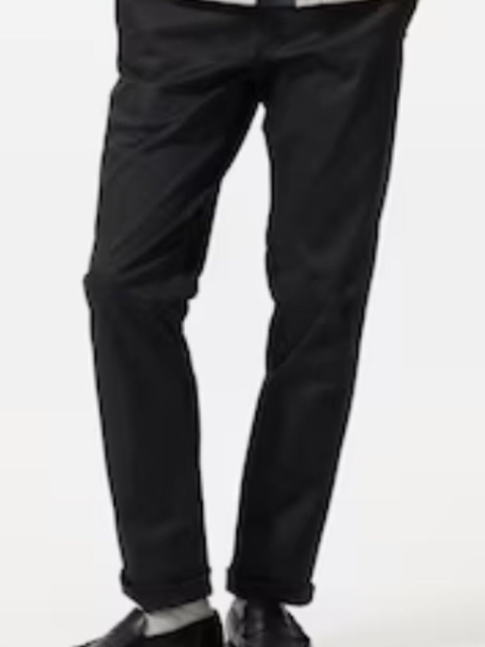 Uniqlo Mens Slim Fit Chino Pants Black 36x34 NWT